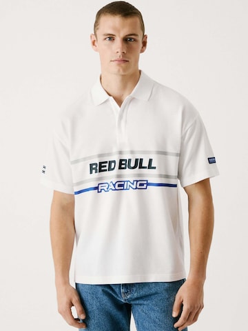 Red Bull Racing x Pepe Jeans Shirt 'Red Bull Racing x Pepe Jeans' in White: front