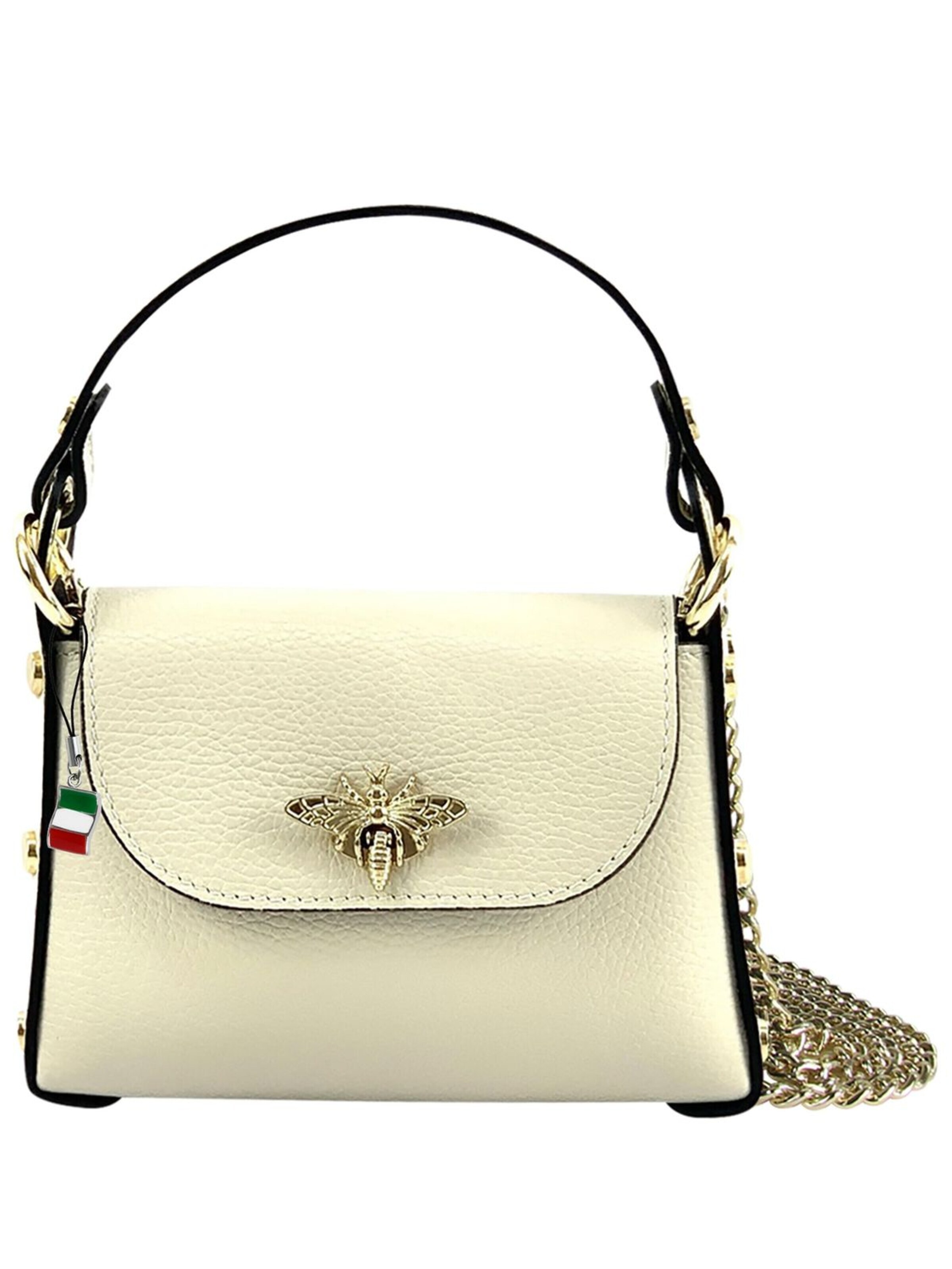 Florence Crossbody Bag in Beige: front