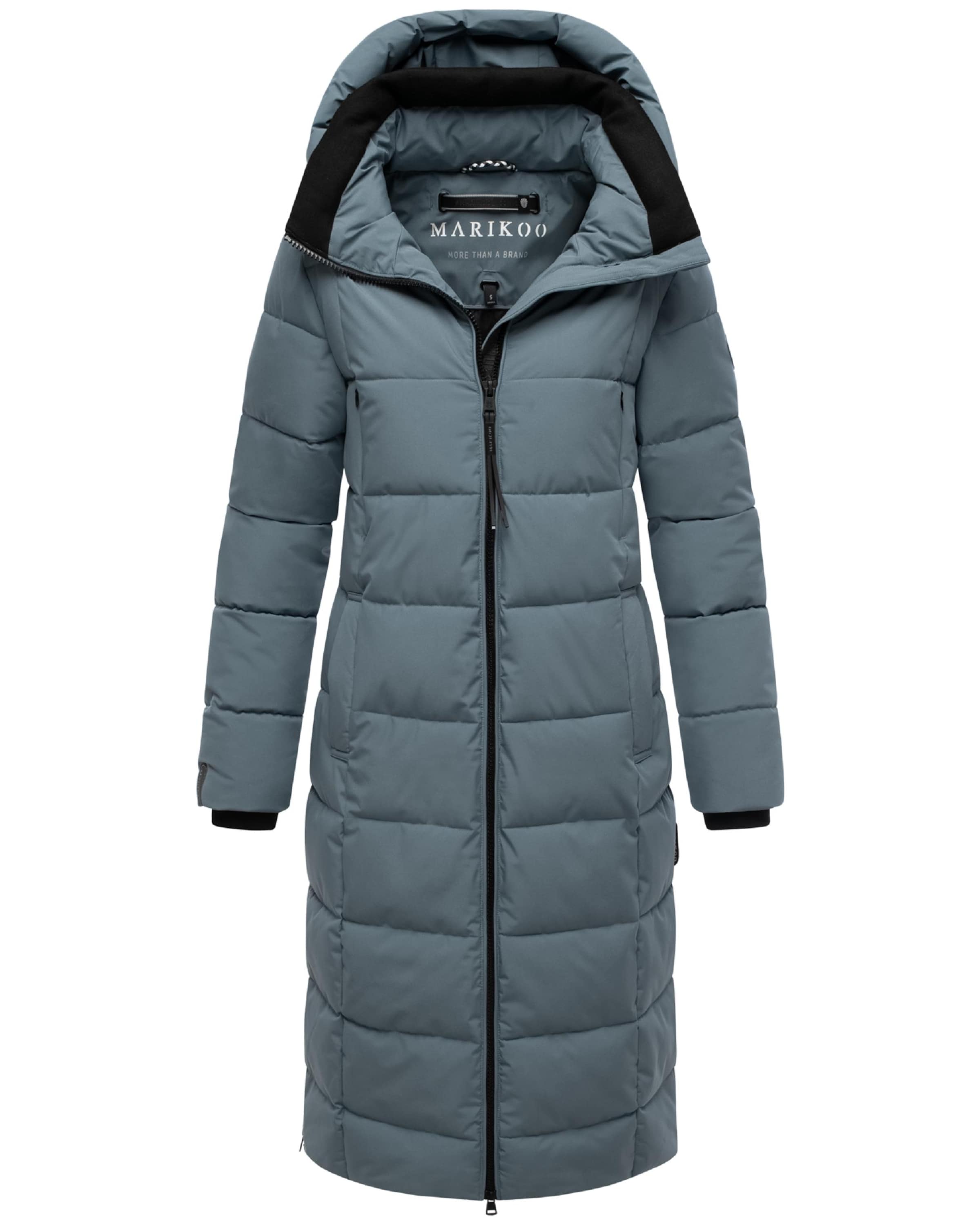 MARIKOO Zimný kabát 'Lanitaa XVI' - Modrá