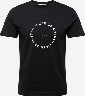 Tiger of Sweden Majica | črna barva: sprednja stran