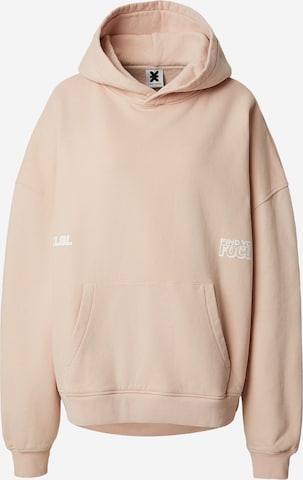 rožinė Karo Kauer Megztinis be užsegimo: priekis