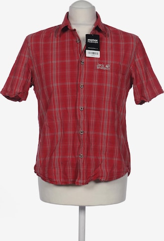JACK WOLFSKIN Button Up Shirt in XS in Red: front