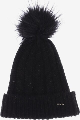 COMMA Hat & Cap in One size in Black: front