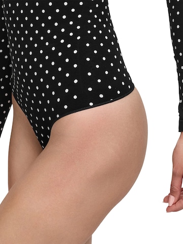 Body modelant 'Bodysuit Sculpting Shapewear Longsleeve mit String' cfab (formerly creamy fabrics) en noir