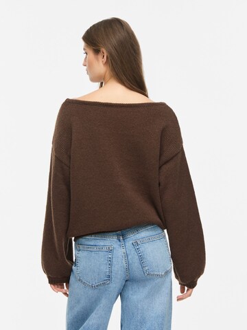 Pull-over 'NMBellis' Noisy may en marron