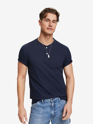 ESPRIT Shirt in Blauw: voorkant