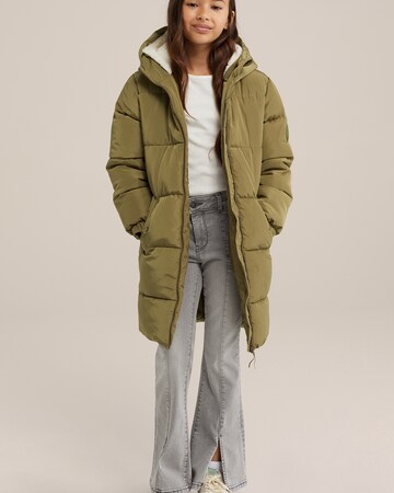 WE Fashion Winter jacket in Green