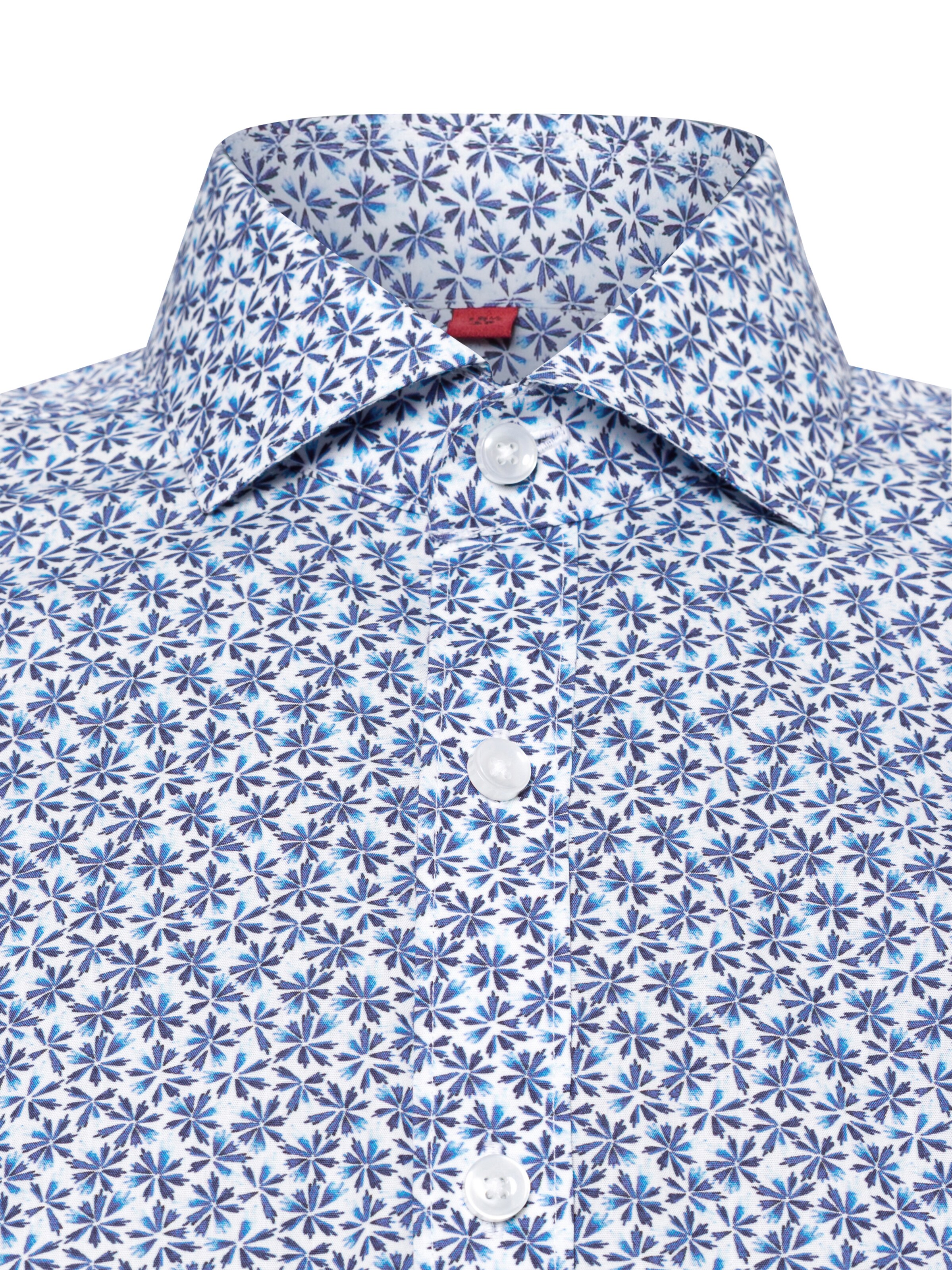 Finshley & Harding Slim fit Button Up Shirt in Blue