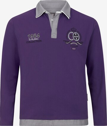 Sweat-shirt 'Fenno' Jan Vanderstorm en violet : devant