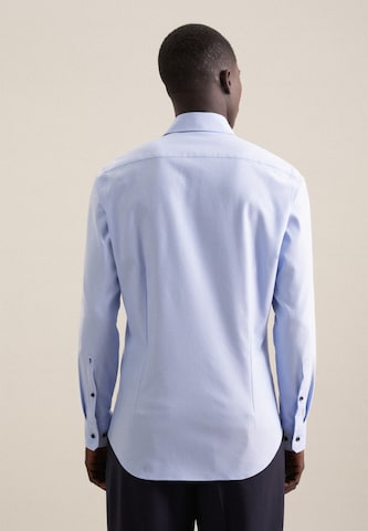 SEIDENSTICKER Slim fit Zakelijk overhemd in Blauw