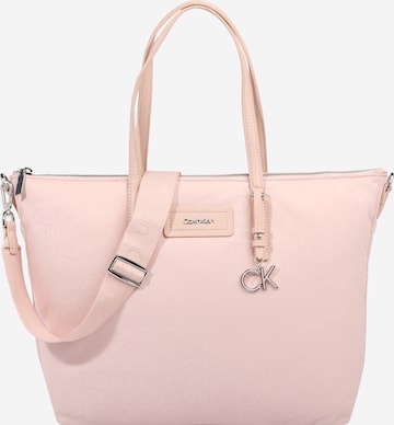 Calvin Klein حقيبة تسوق بـ زهري: الأمام