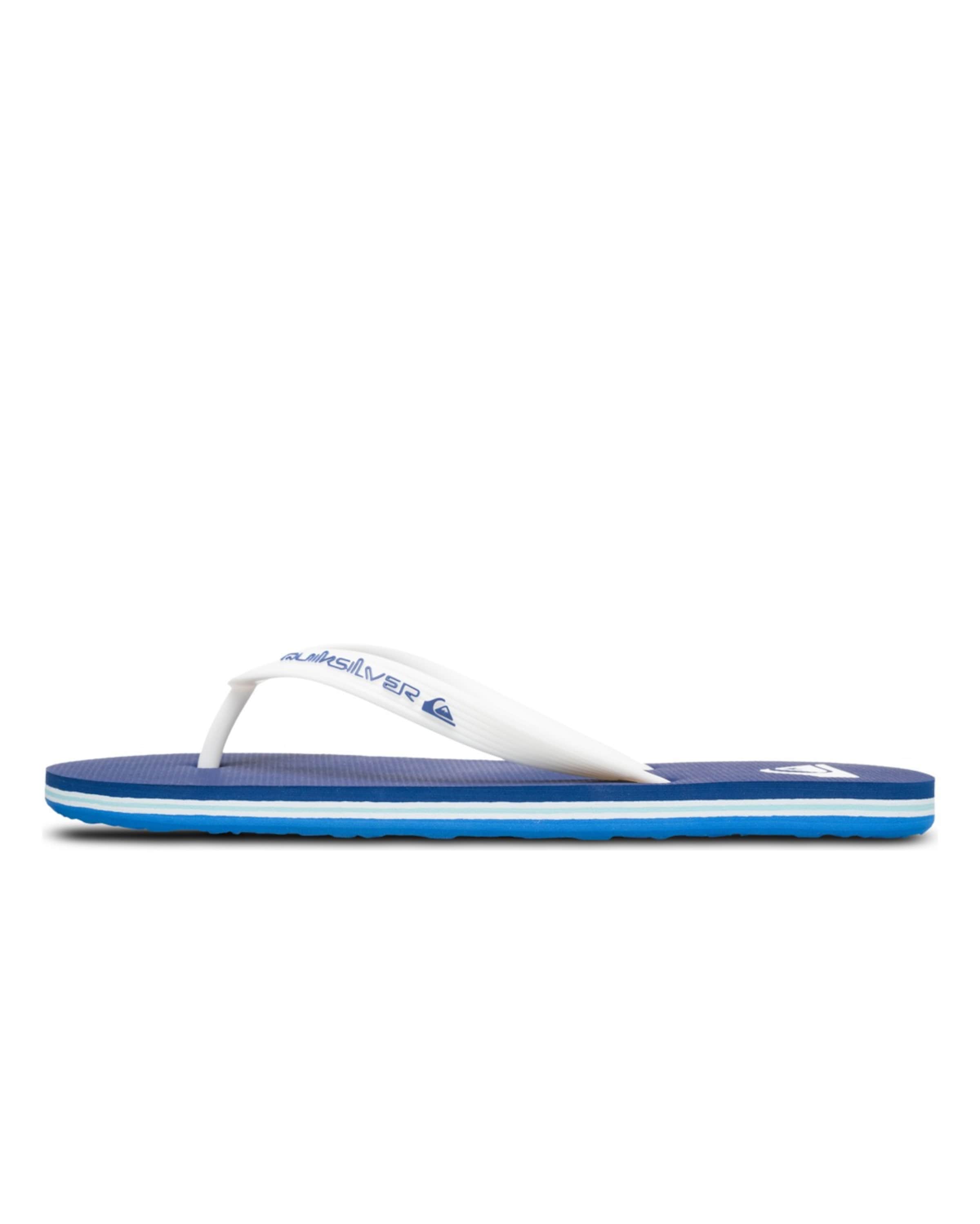 Tongs 'Molokai Core' QUIKSILVER en bleu : devant
