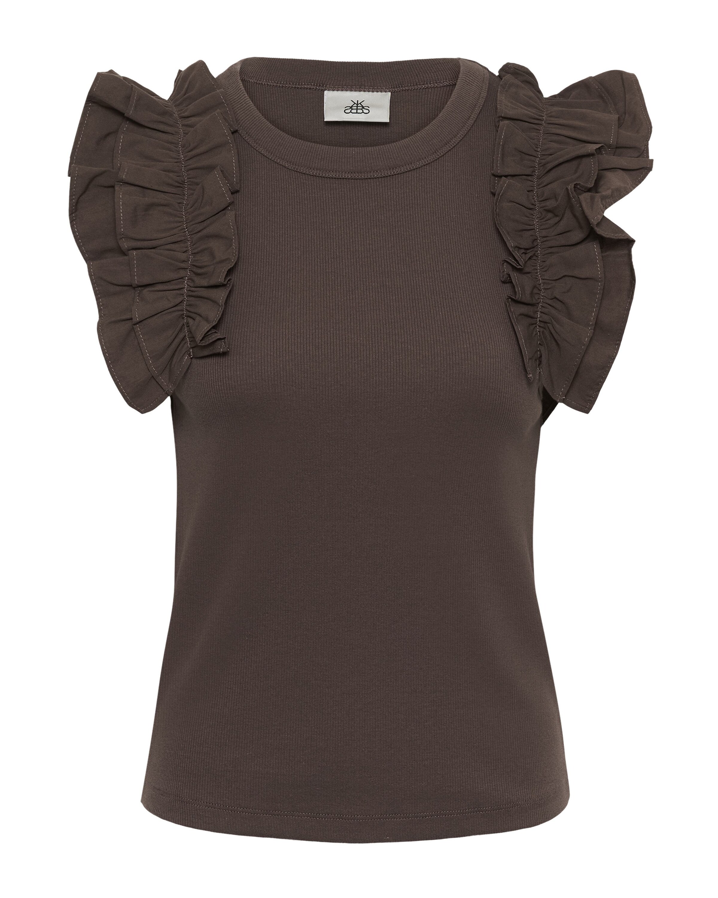KAREN BY SIMONSEN Bluse 'Oda' in Braun: Vorderseite