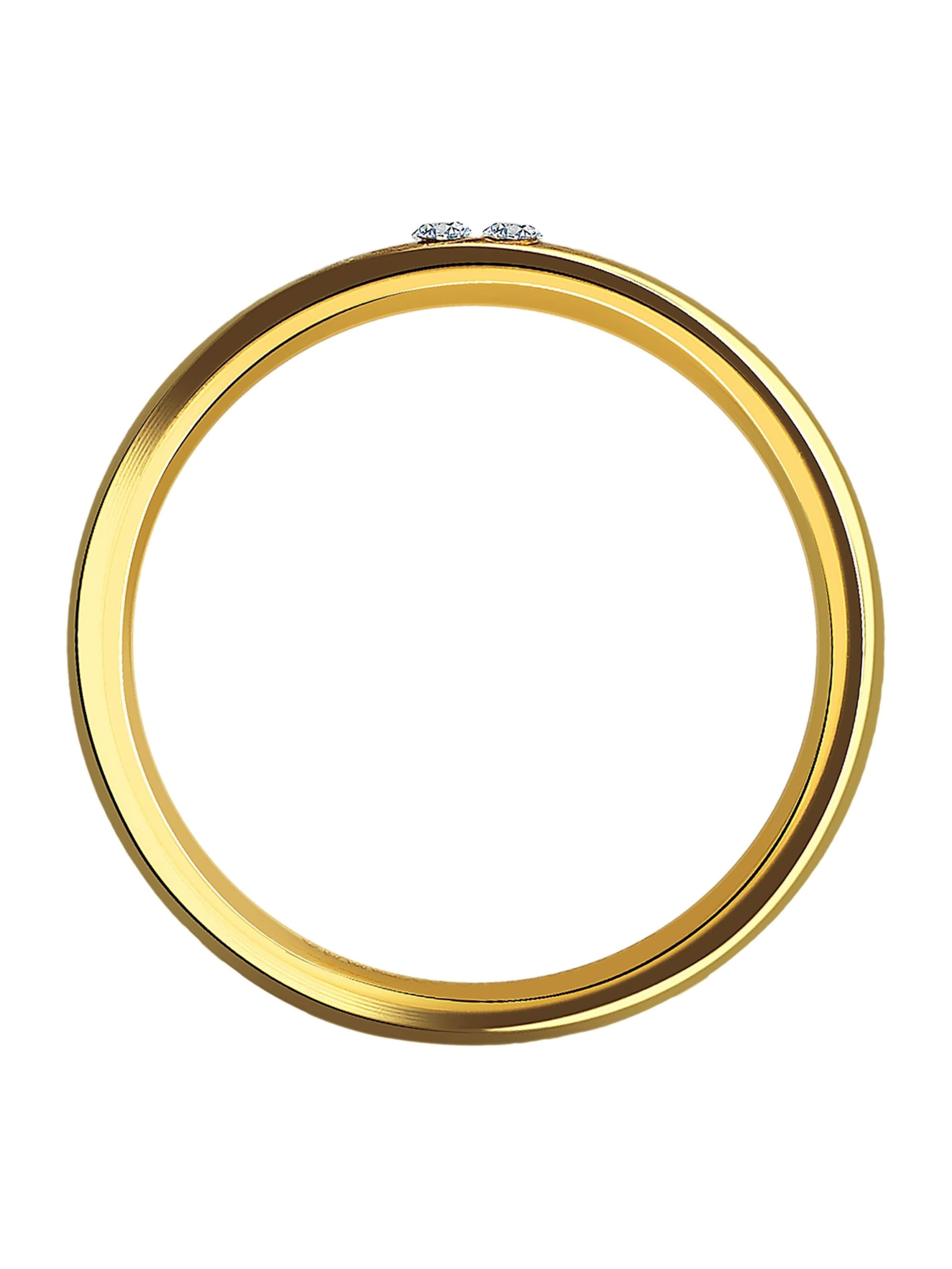 Akzent Ring 'Silva, goldfarbig, langlebig' in Gold