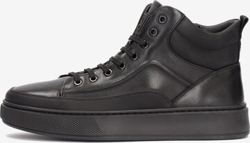 Kazar High-Top Sneakers in Black: front