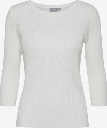 Fransa Sweater in White: front