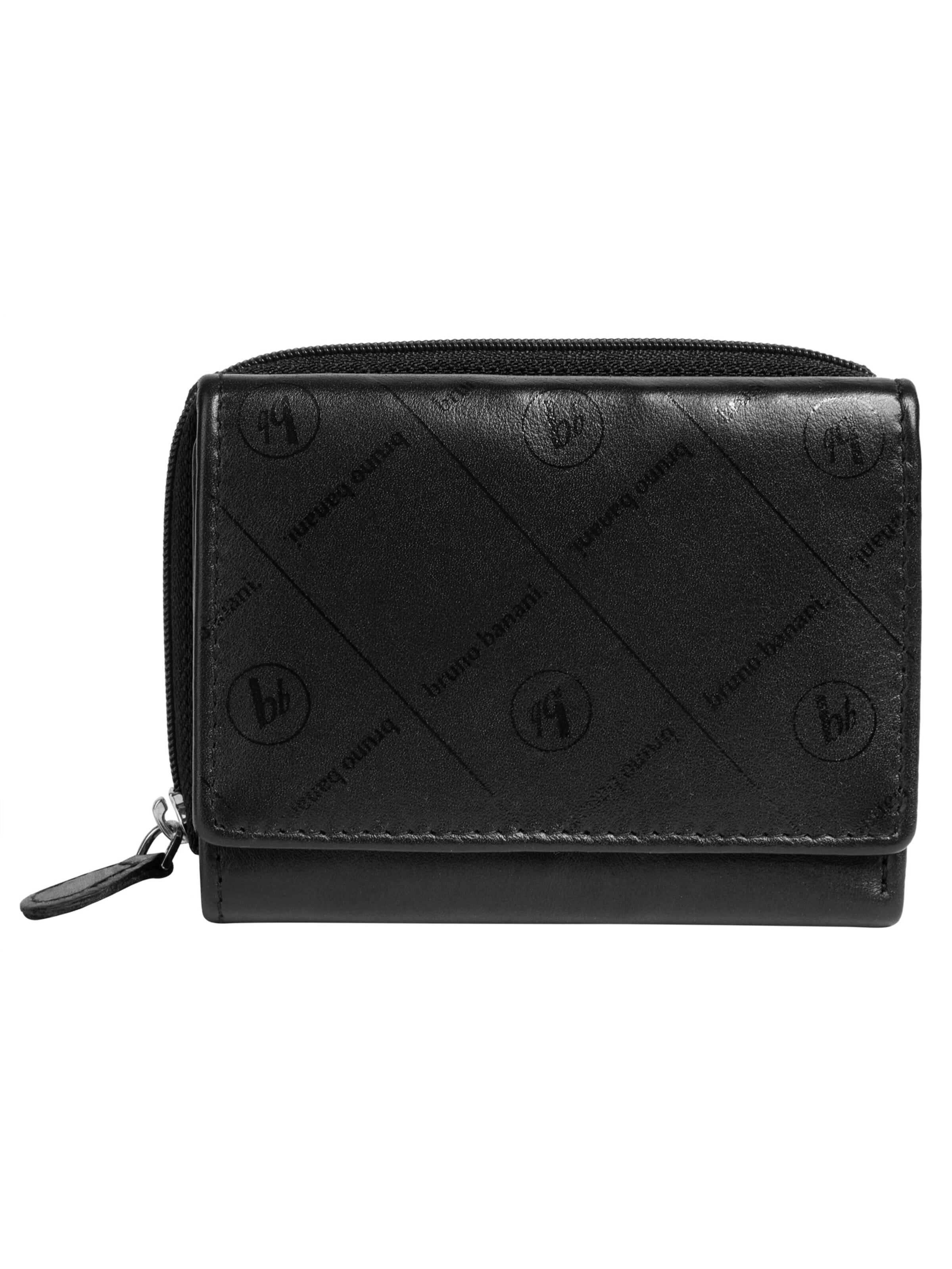 Bruno Banani Portemonnaie‌‌‌‌‌‌‌‌‌ in Schwarz: Vorderseite