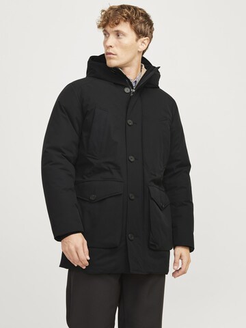 Parka d’hiver JACK & JONES en noir : devant