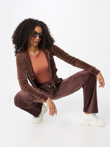 Juicy Couture Regular Pants 'DEL RAY' in Brown