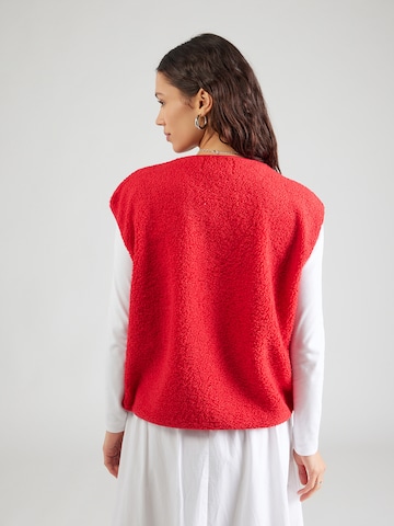 PIECES Vest 'PCKATTY' in Red