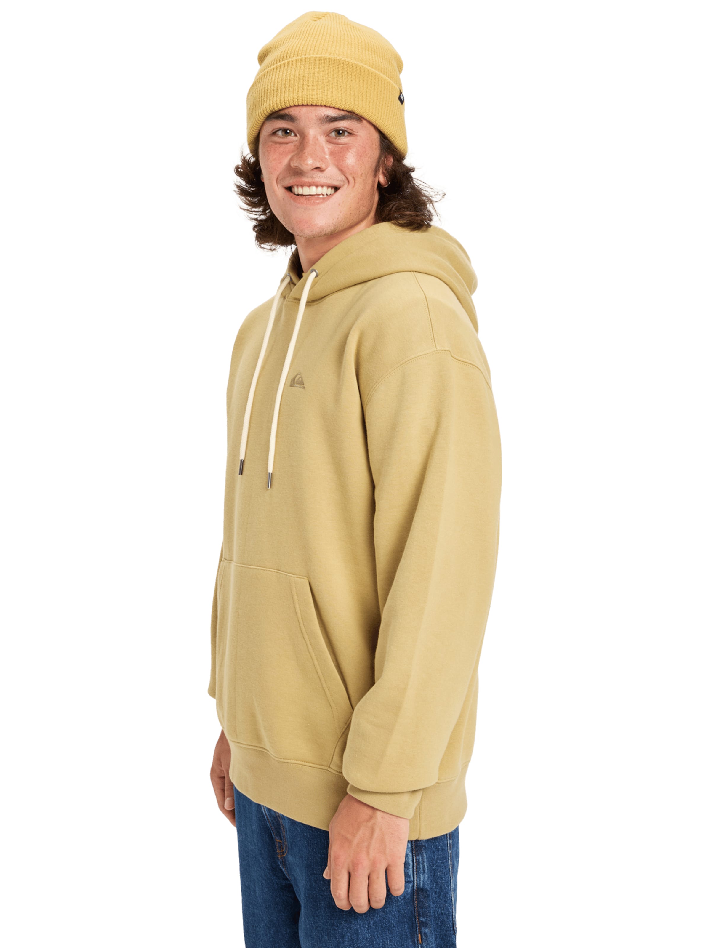 QUIKSILVER Sweatshirt 'Salt Water' in Yellow