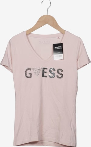 GUESS T-Shirt L in Pink: Vorderseite