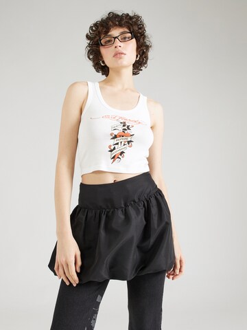 Ed Hardy Top 'DEATH BEFORE' in Wit