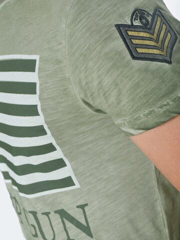 TOP GUN Shirt 'Search' in Green