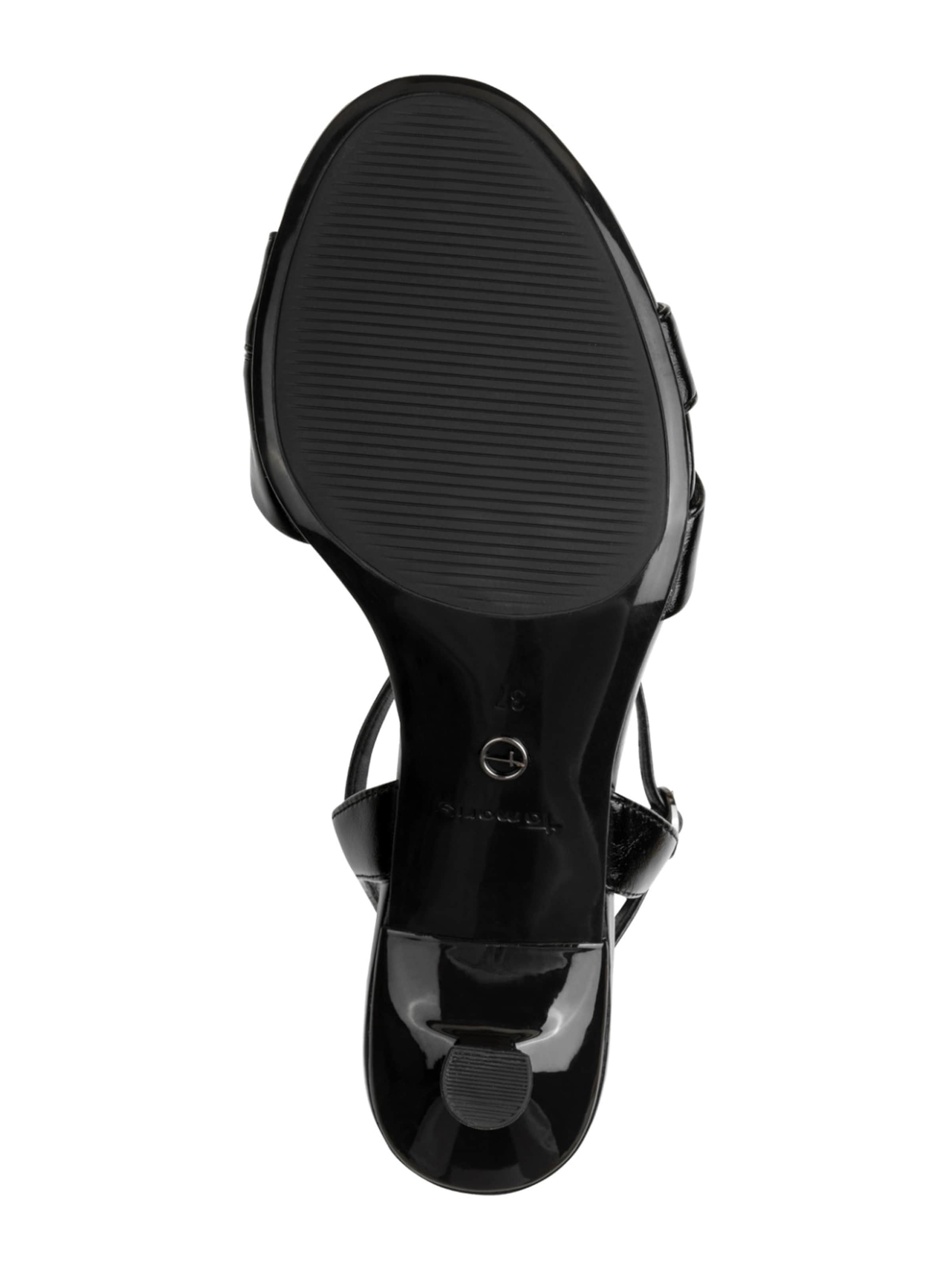 Tamaris Sandaler med rem i sort