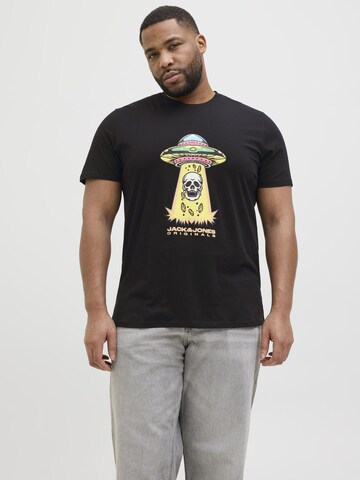 Jack & Jones Plus Shirt in Black: front