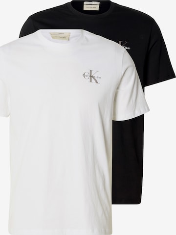 T-Shirt Calvin Klein Jeans en noir : devant