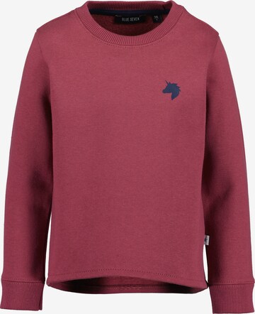 BLUE SEVENSweater majica - crvena boja: prednji dio