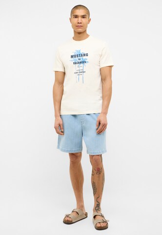 MUSTANG Loosefit Hose in Blau