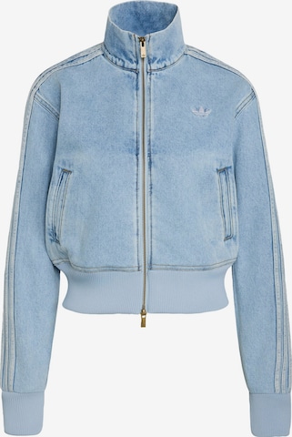 mėlyna ADIDAS ORIGINALS Demisezoninė striukė 'Firebird': priekis