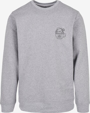 Sweat-shirt F4NT4STIC en gris : devant