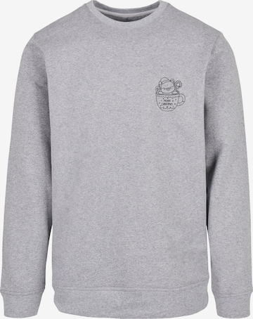 Sweat-shirt F4NT4STIC en gris : devant