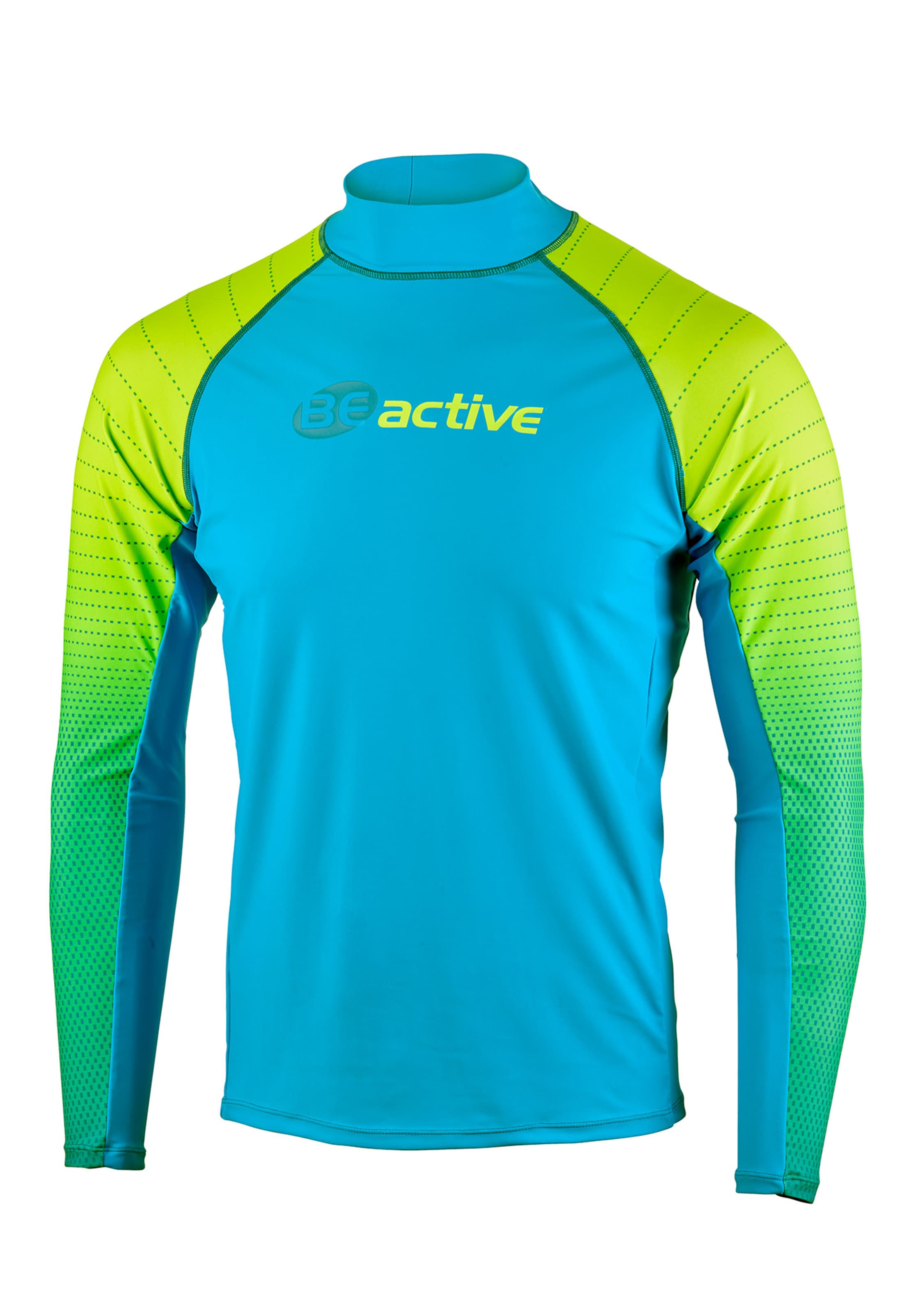 BECO the world of aquasports Schwimmshirt 'Gradient Dots' in Blau: Vorderseite