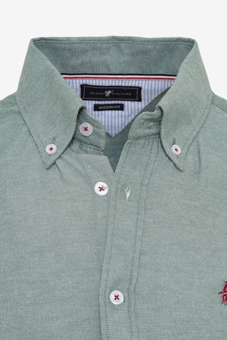 DENIM CULTURE Regular fit Button Up Shirt ' EDIZ ' in Green