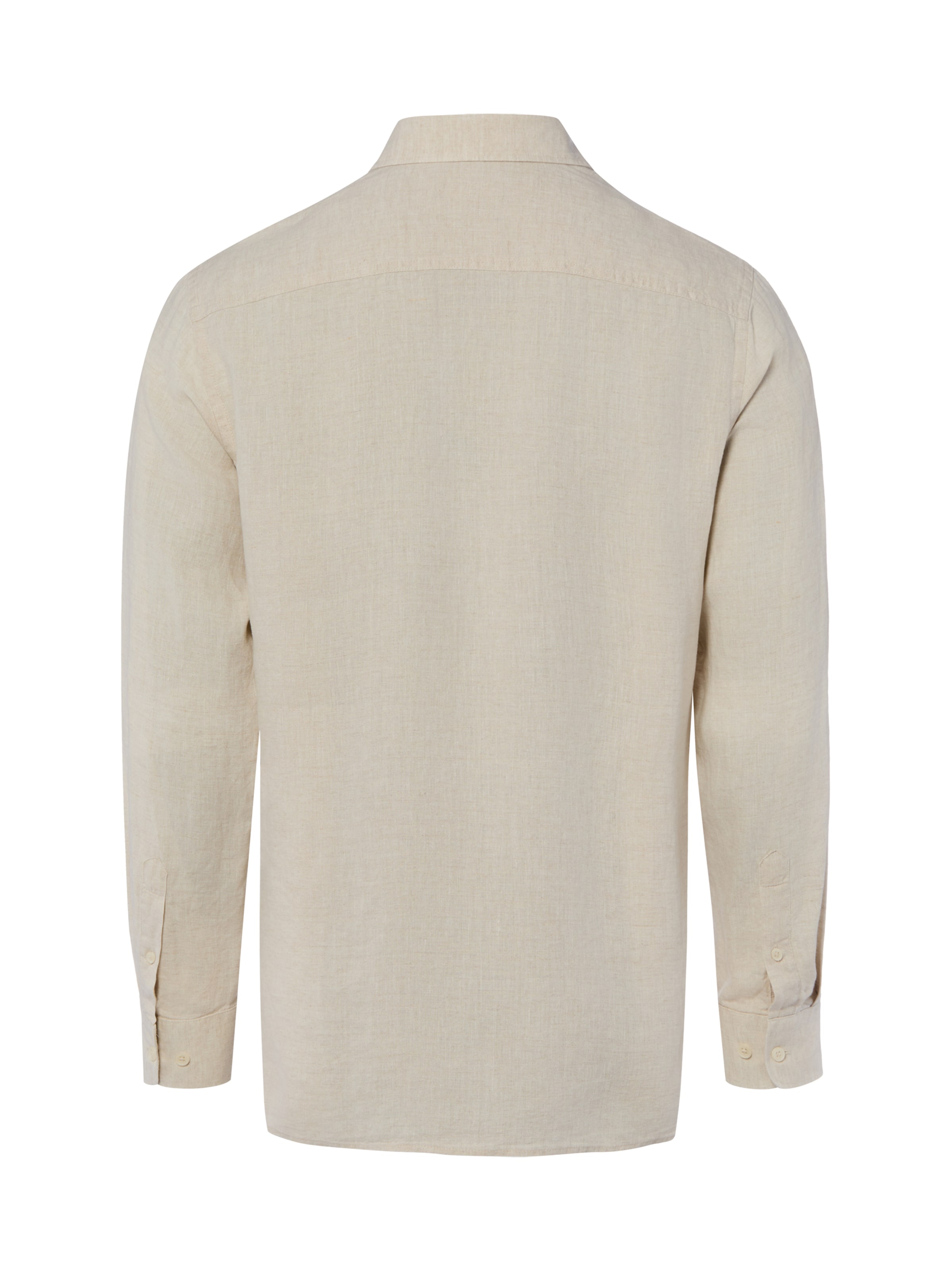 Nils Sundström Regular fit Button Up Shirt in Beige