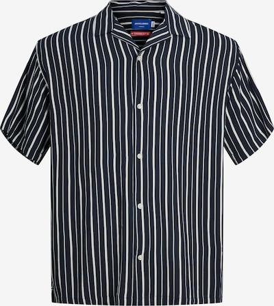 JACK & JONES Overhemd 'Luke Aruba' in de kleur Nachtblauw / Wit, Productweergave