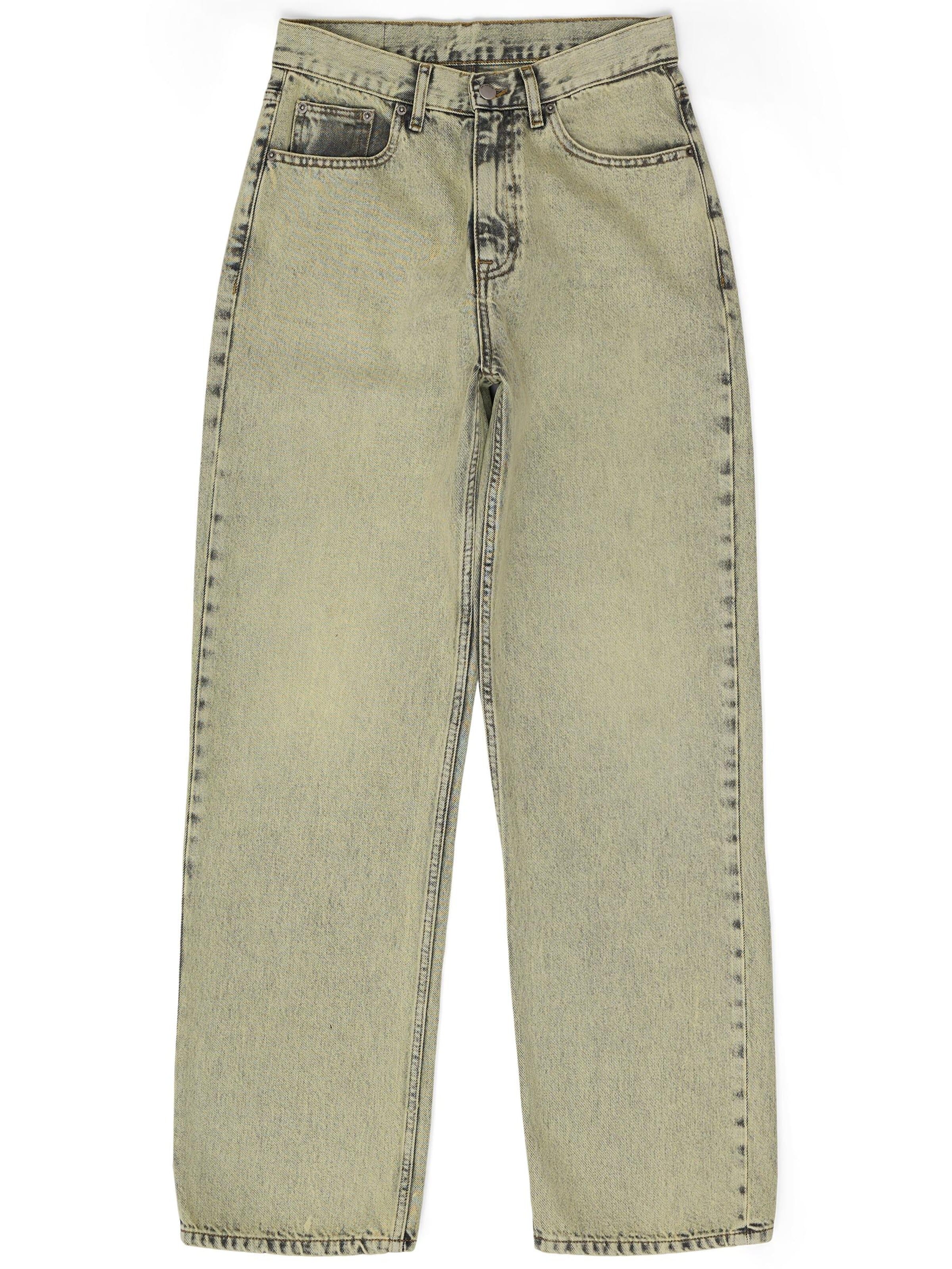 Dr. Denim Loose fit Jeans 'Omar' in Yellow: front