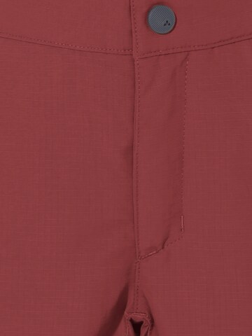 VAUDE Tapered Outdoor trousers 'Caprea Antimos' in Red