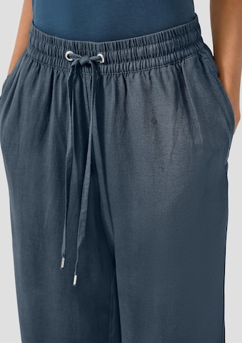 Wide Leg Pantalon QS en bleu