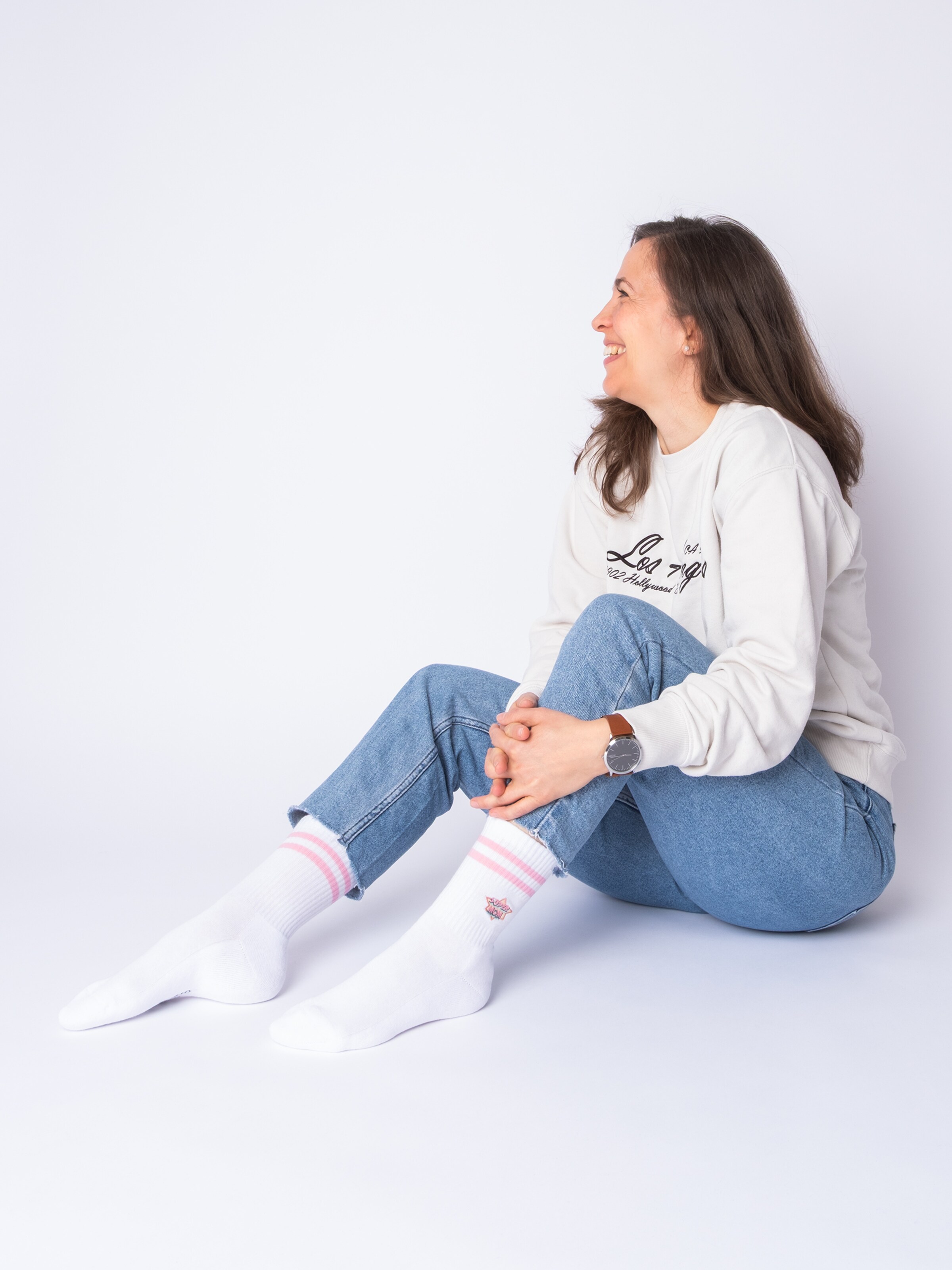 Occulto Socks 'Mom' in Mixed colors: front