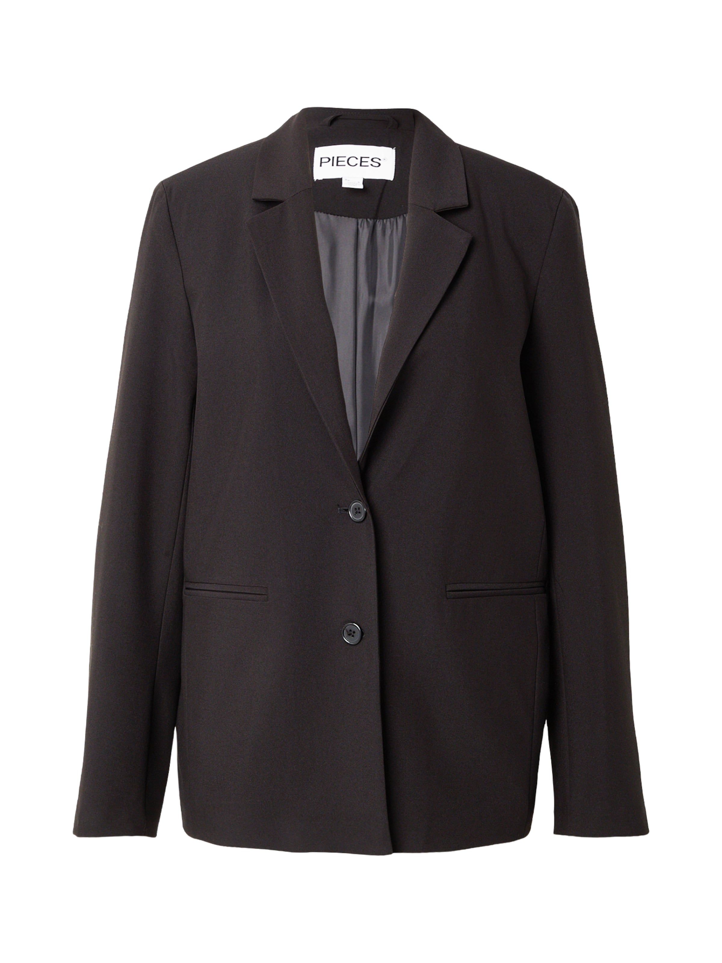 PIECES Blazer 'PCBOSELLA' in 34 in schwarz, Produktansicht