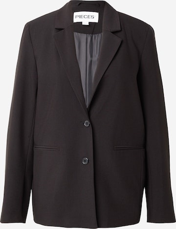 PIECES Blazer 'PCBOSELLA' in Schwarz: Vorderseite
