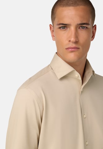 Boggi Milano Regular fit Button Up Shirt in Beige