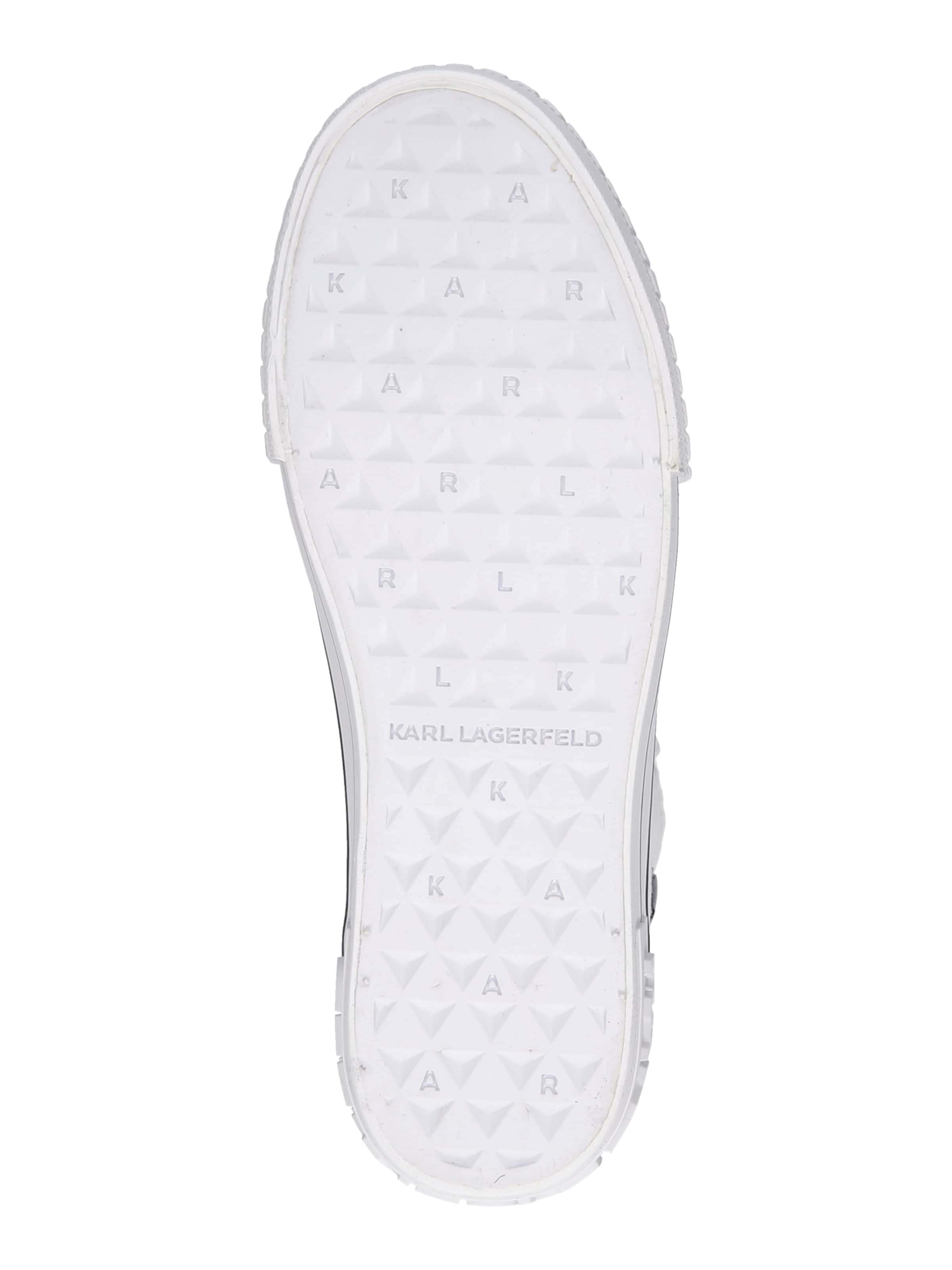 Sneaker înalt de la Karl Lagerfeld pe alb