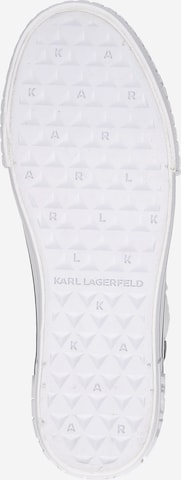 Sneaker alta di Karl Lagerfeld in bianco