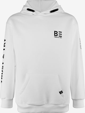 BLUE EFFECT Sweatshirt in White: front